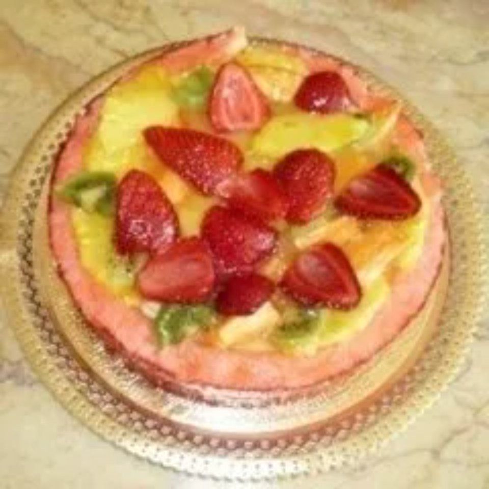crostata crema e fragole