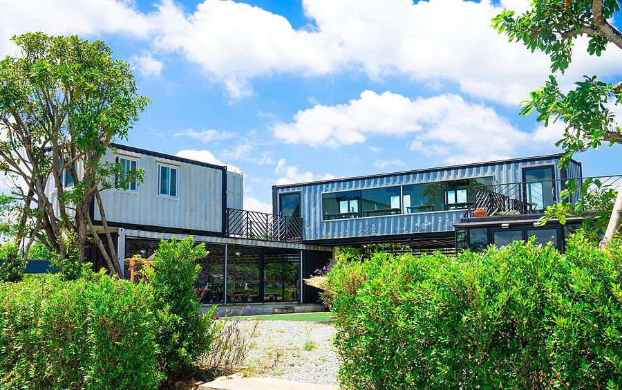 two story luxury container home