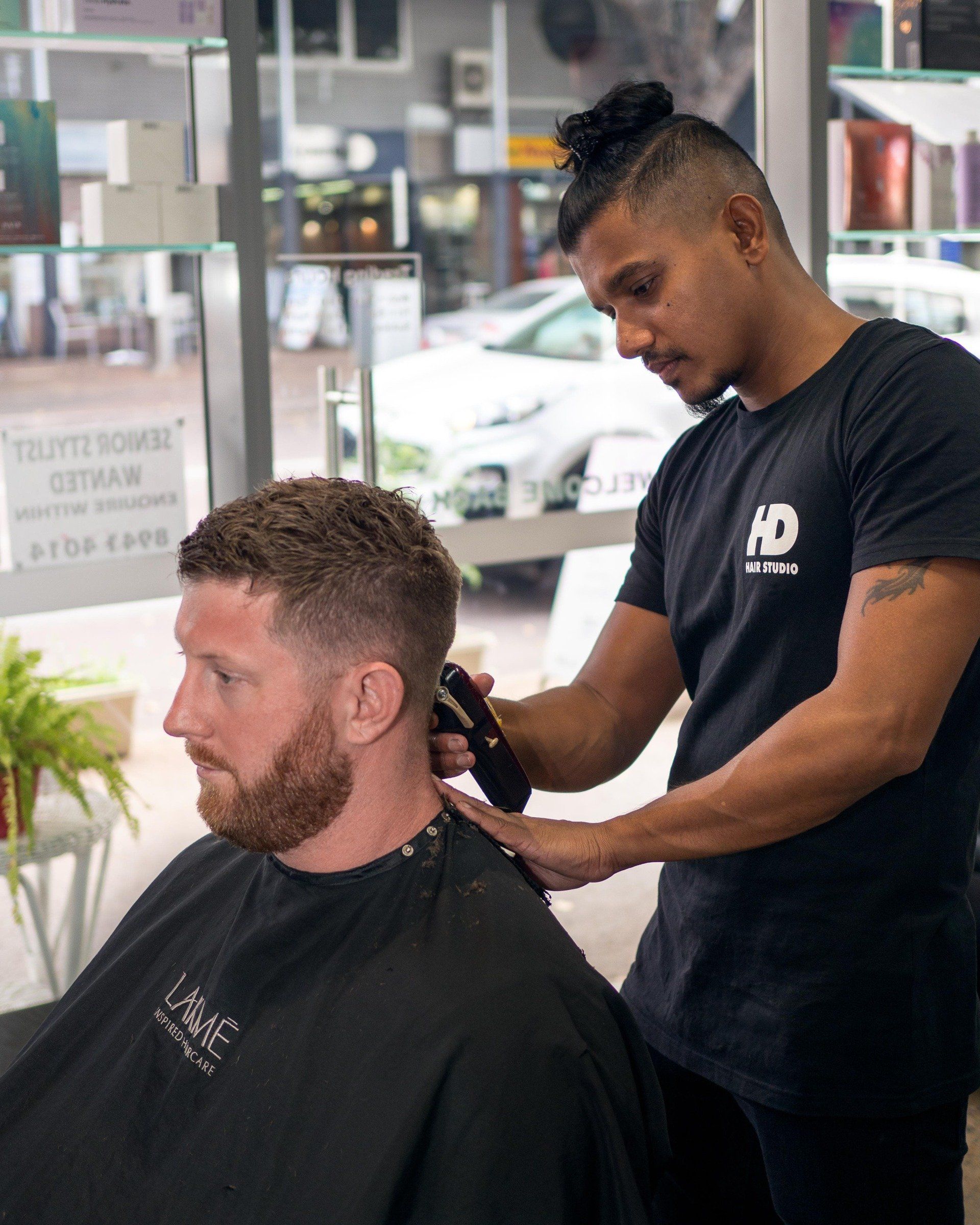 Man Getting a Haircut — HD Hair Studio in Darwin City, NT