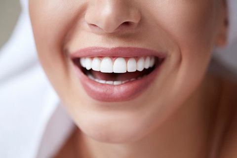 Woman's White Teeth — Urbana, IL — J. Barry Howell DDS
