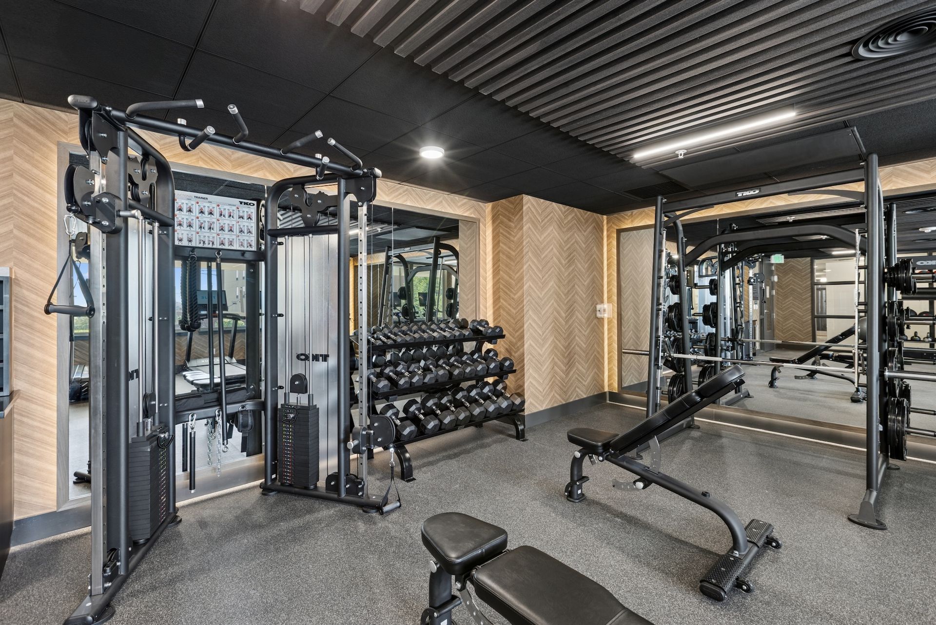 Wrenmoor LoHi fitness center with equipment