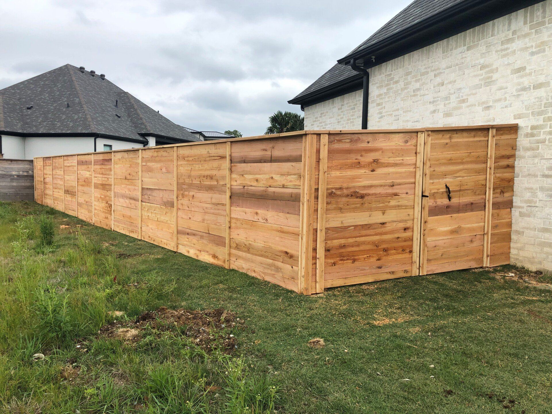 Plain Wood Fence — Benton, AR — McDonald Fence Inc.