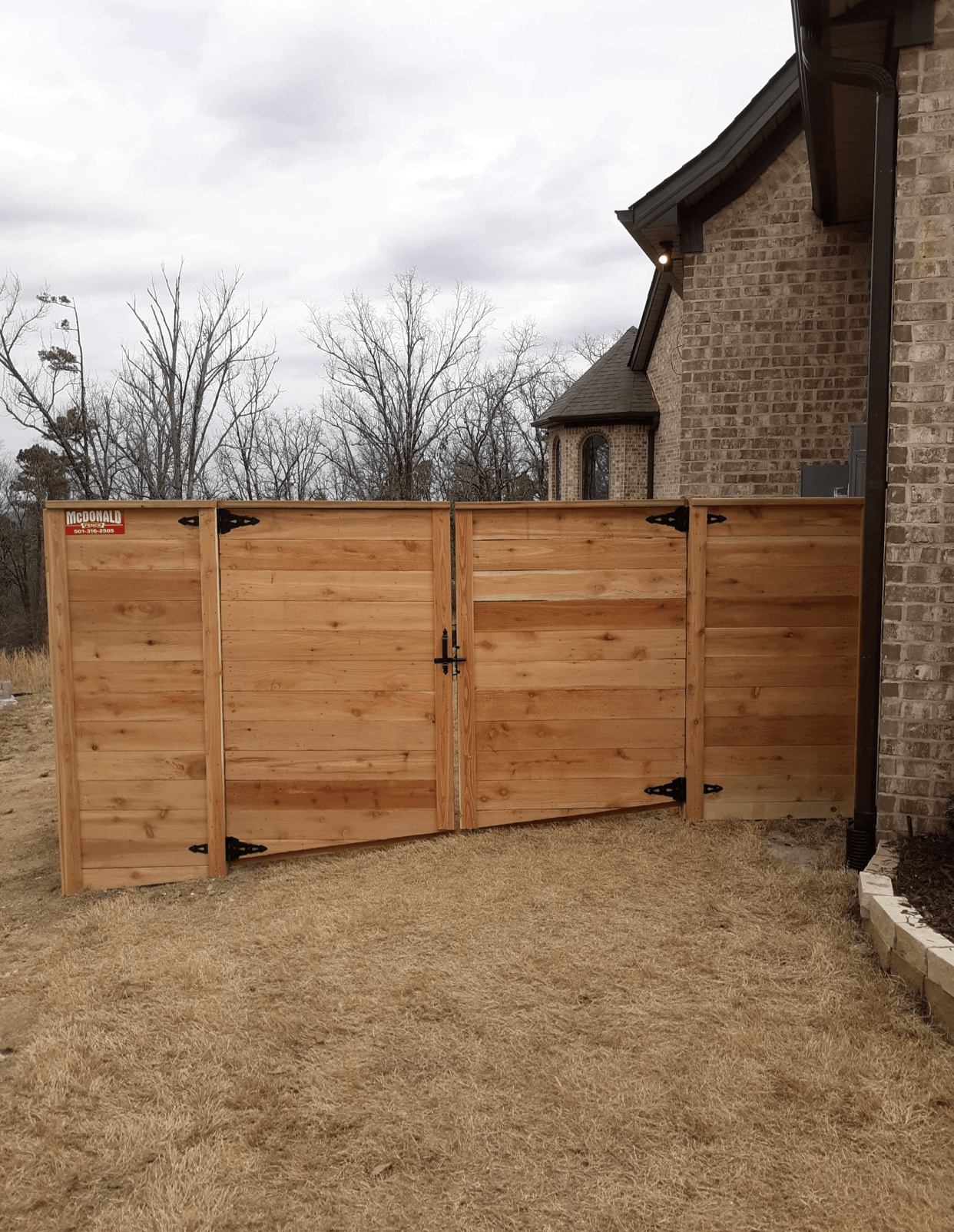 Beautiful Wood Fence — Benton, AR — McDonald Fence Inc.