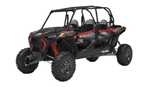 A polaris rzr xp4 is shown on a white background.