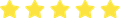 A row of yellow arrows on a white background.