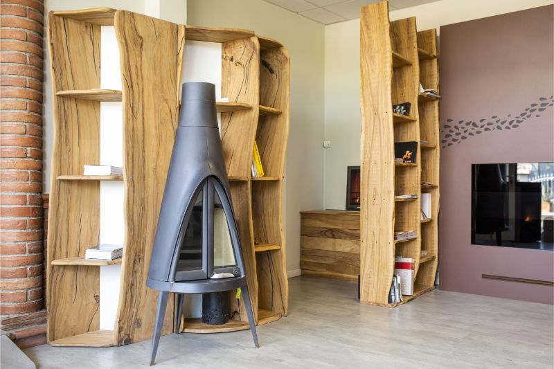 Librerie in legno di ulivo