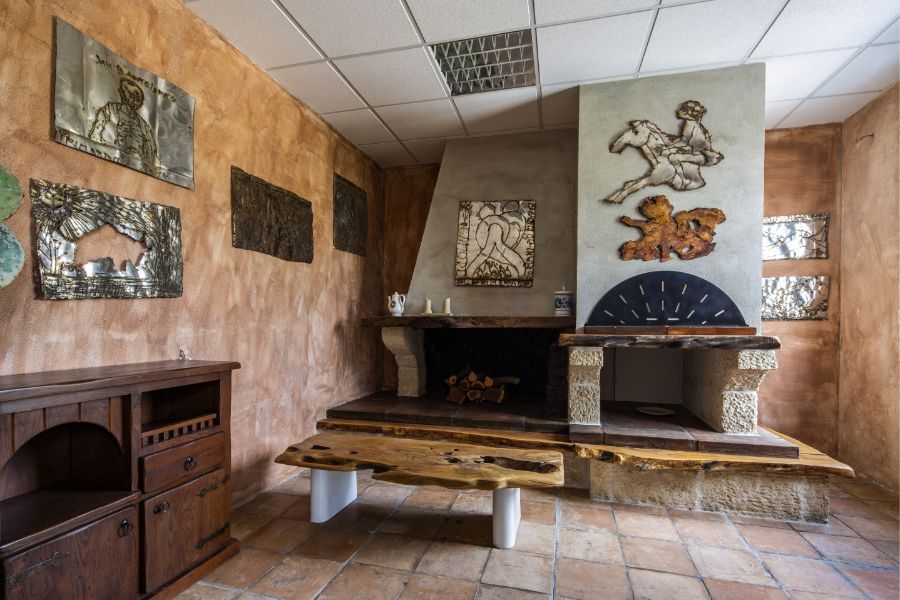 Caminetto realizzato su misura