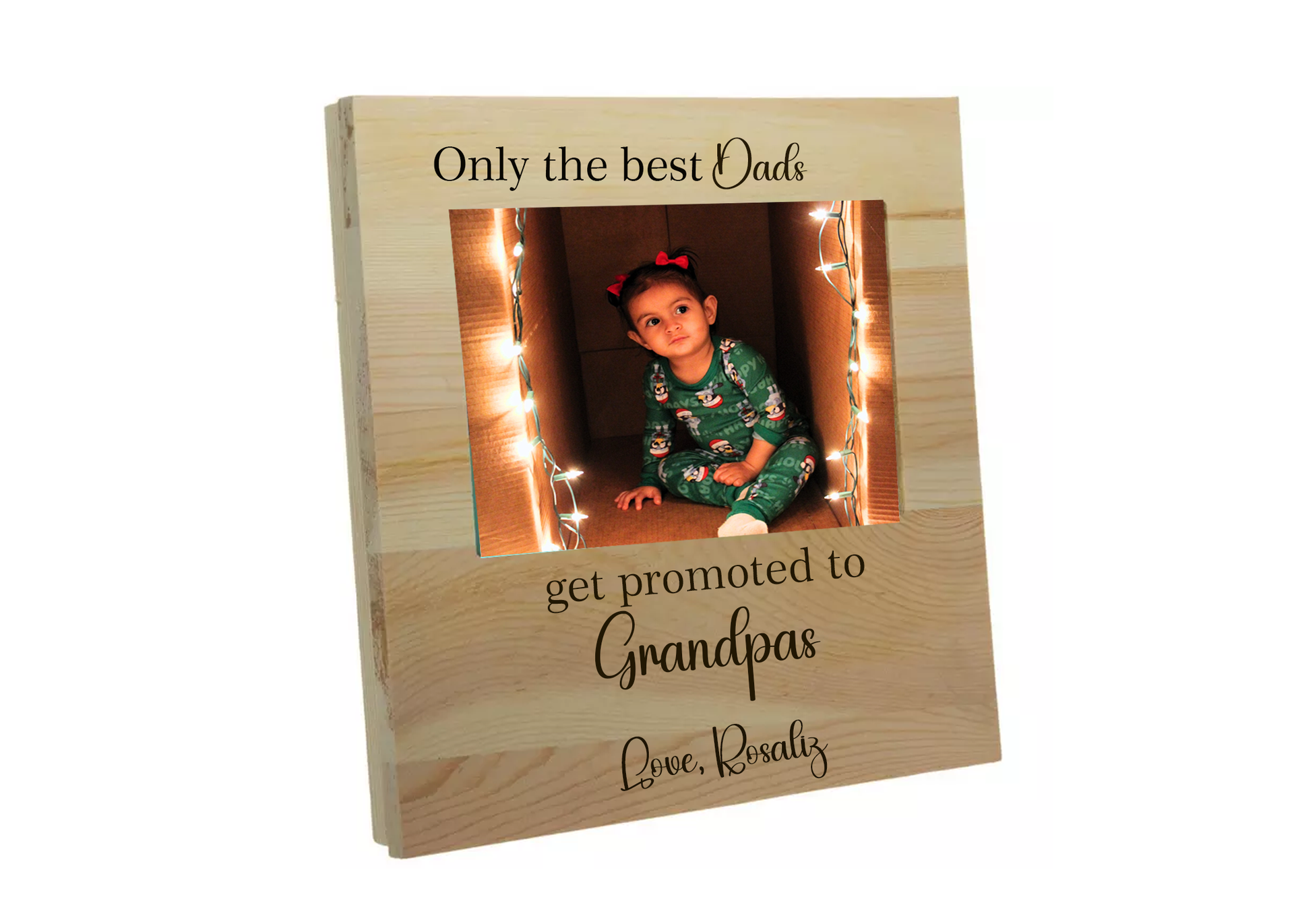 Promoted to Grandparents Picture Frame