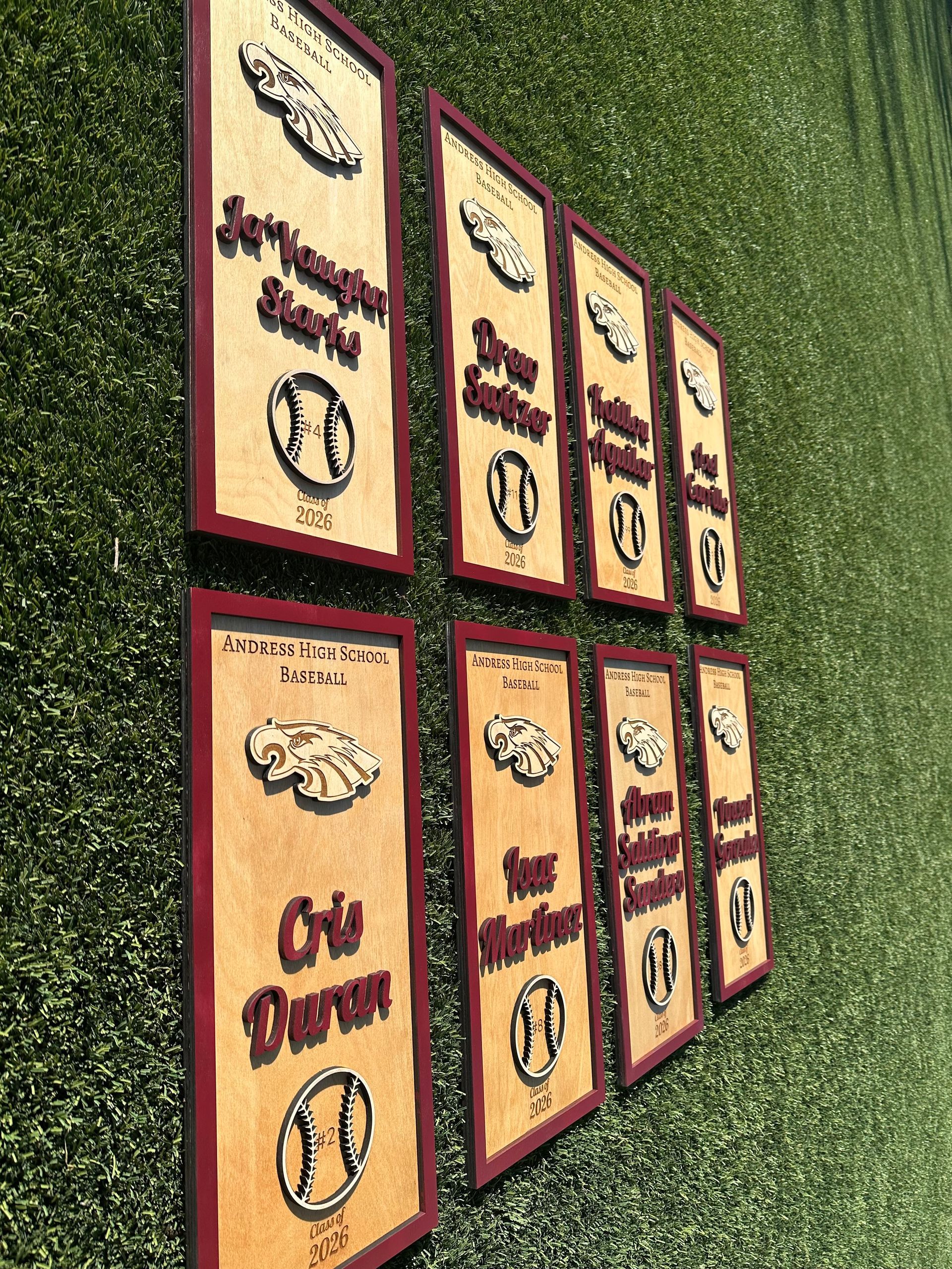 Custom Wooden Sports Plaque