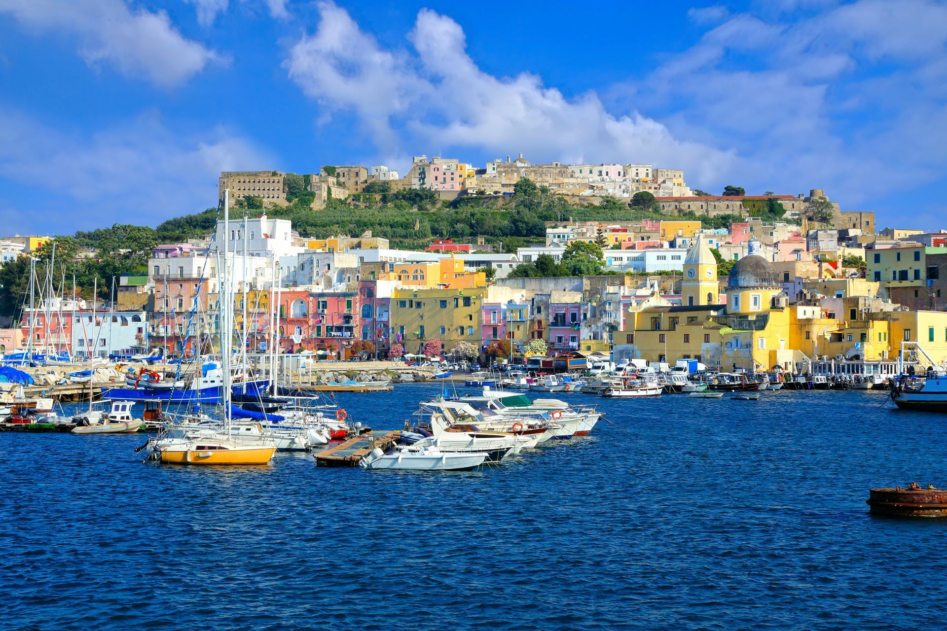 Ischia and Procida Boat Cruise | Private Tornado 38 Yacht