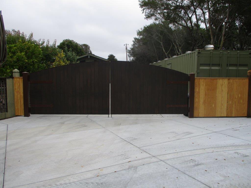 Installing Sliding Fence Gate — Aromas, CA — Central California Ornamental Iron