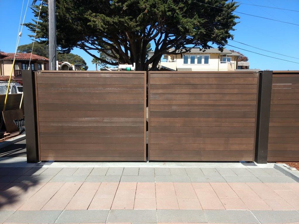 Automatic Wooden Gates — Aromas, CA — Central California Ornamental Iron