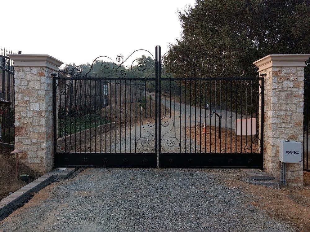 Custom Made Iron Gate — Aromas, CA — Central California Ornamental Iron