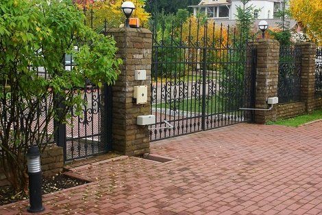 Arched Driveway Gate — Aromas, CA — Central California Ornamental Iron