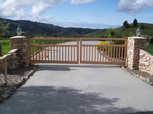 Automatic Gate at House — Aromas, CA — Central California Ornamental Iron