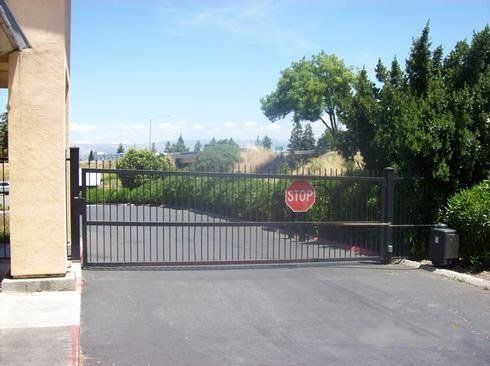 Swing Gate Opener with Remote Control — Aromas, CA — Central California Ornamental Iron