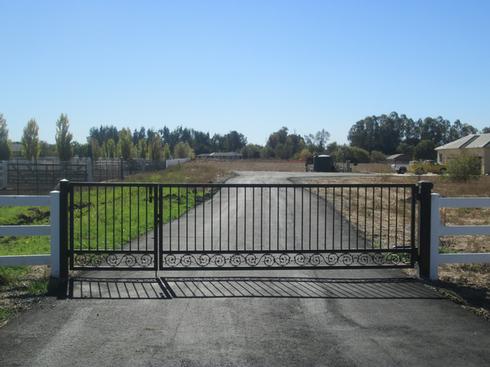 Gate Setup — Aromas, CA — Central California Ornamental Iron