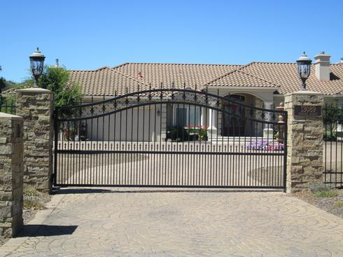 Simple Fence Design — Aromas, CA — Central California Ornamental Iron