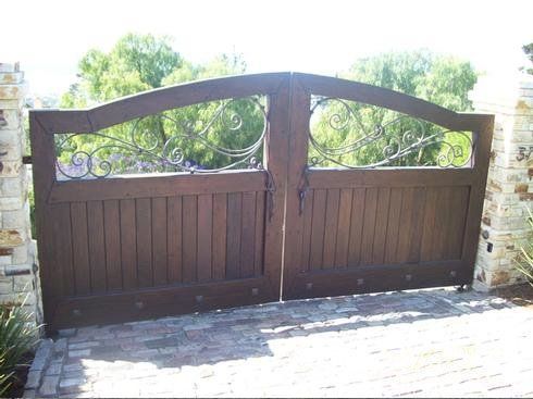 Wood Gates — Aromas, CA — Central California Ornamental Iron