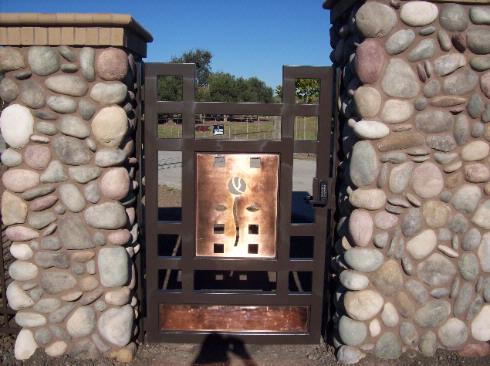 Custom Driveway Gate — Aromas, CA — Central California Ornamental Iron