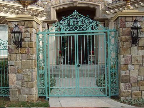 Customized House Gate — Aromas, CA — Central California Ornamental Iron