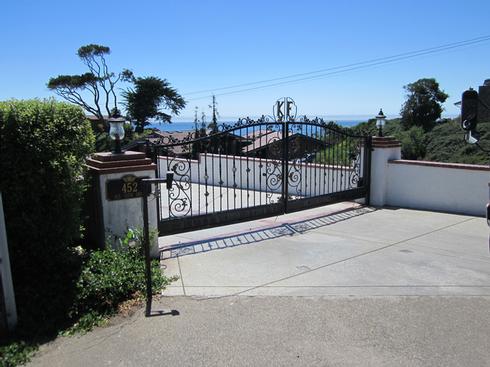 Custom Iron Driveway Gate — Aromas, CA — Central California Ornamental Iron