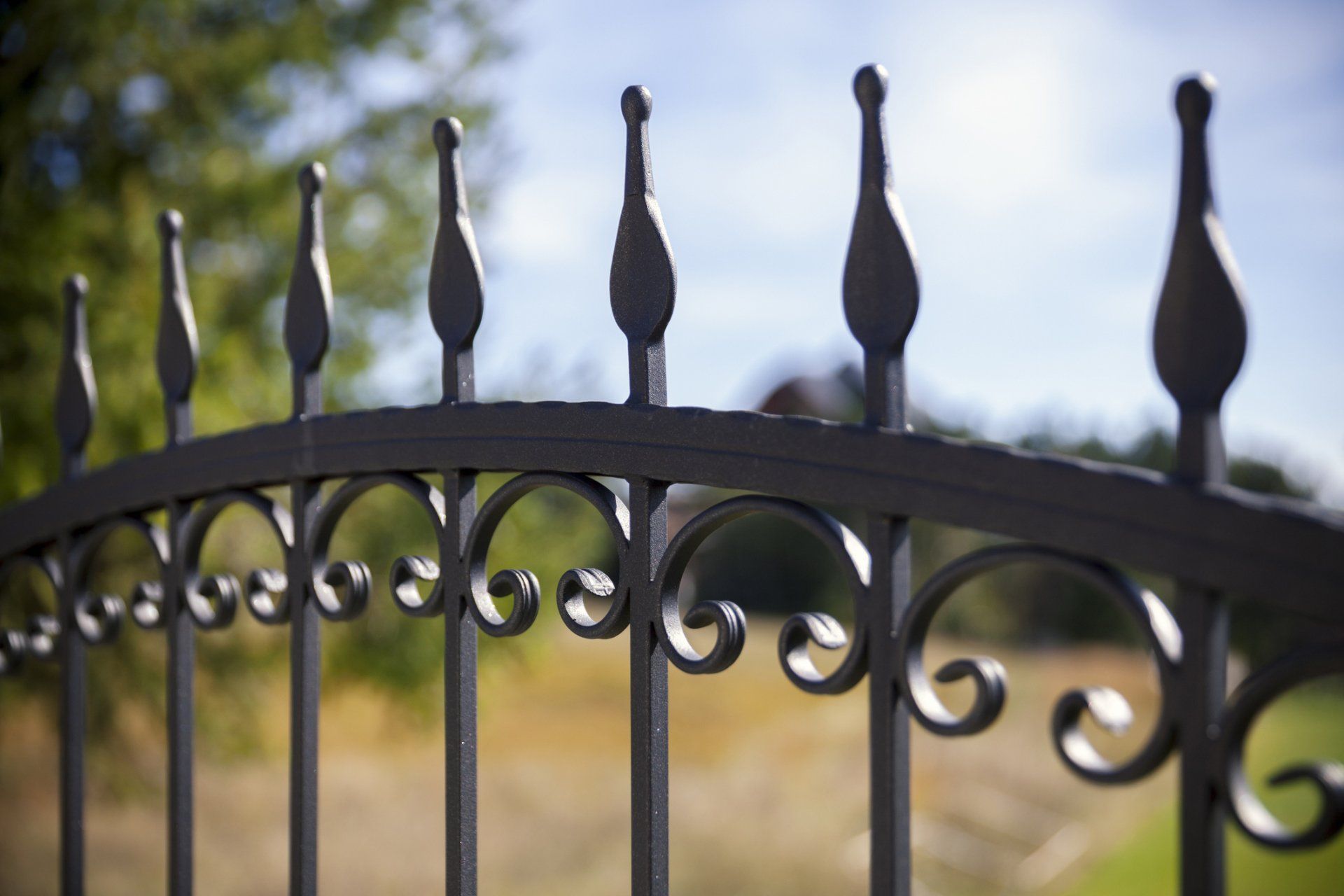 New Wrought Iron Fence — Aromas, CA — Central California Ornamental Iron