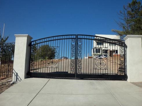 Residential Gate — Aromas, CA — Central California Ornamental Iron