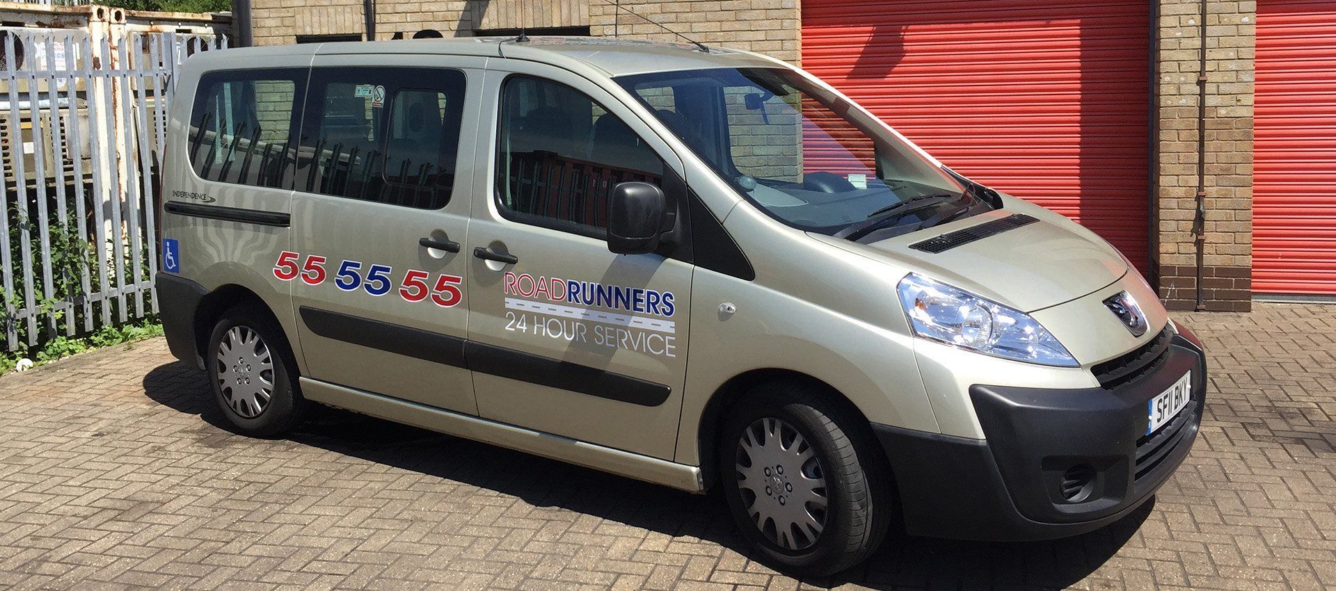 RoadRunners Taxis' Minibus and Wheelchair Friendly Vehicle