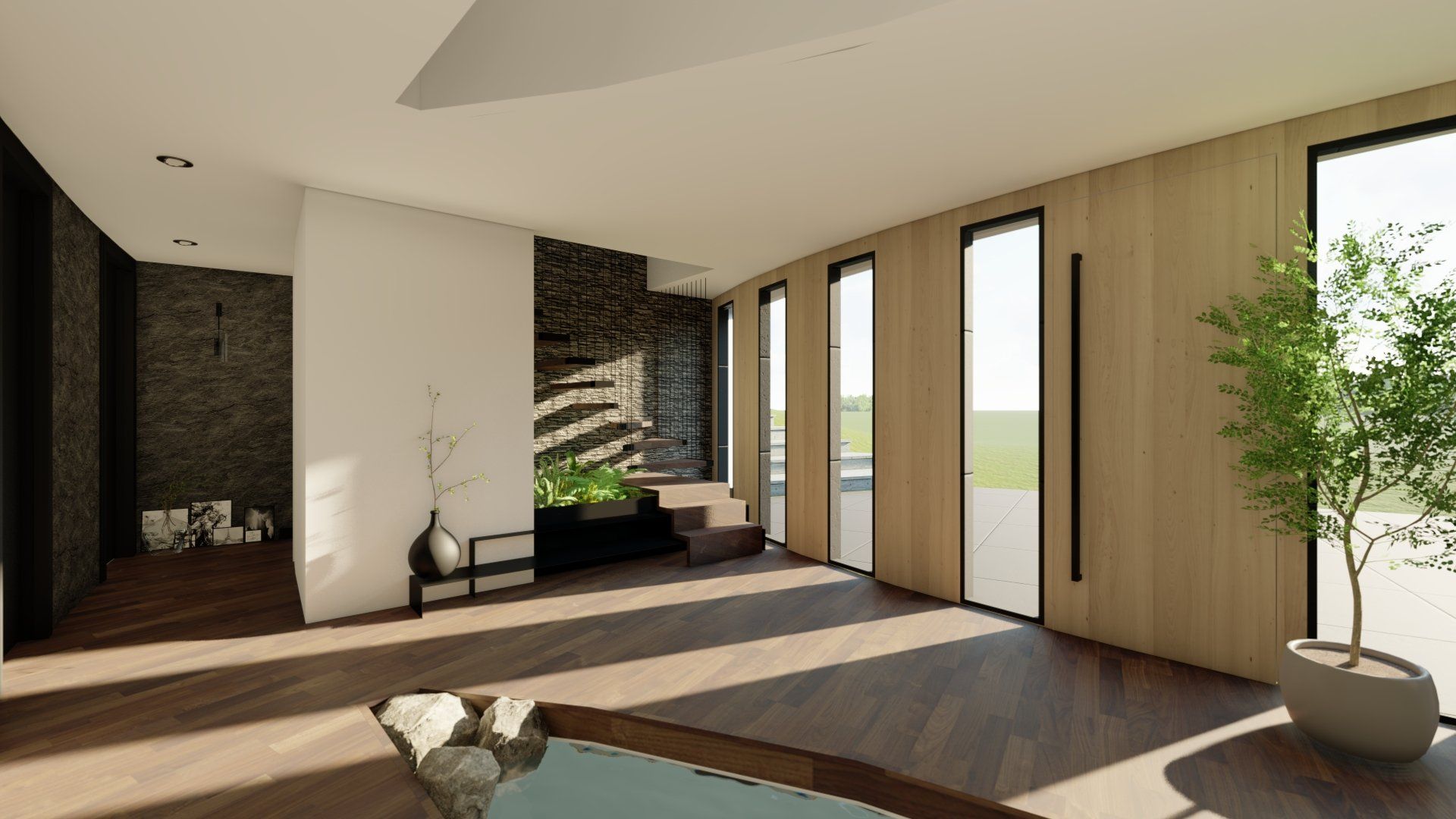 Ontwerp, Duurzame woning, De architecten van Nu, gras villa, Huizenhoog, houtbouw, CLT, HSB, Almere