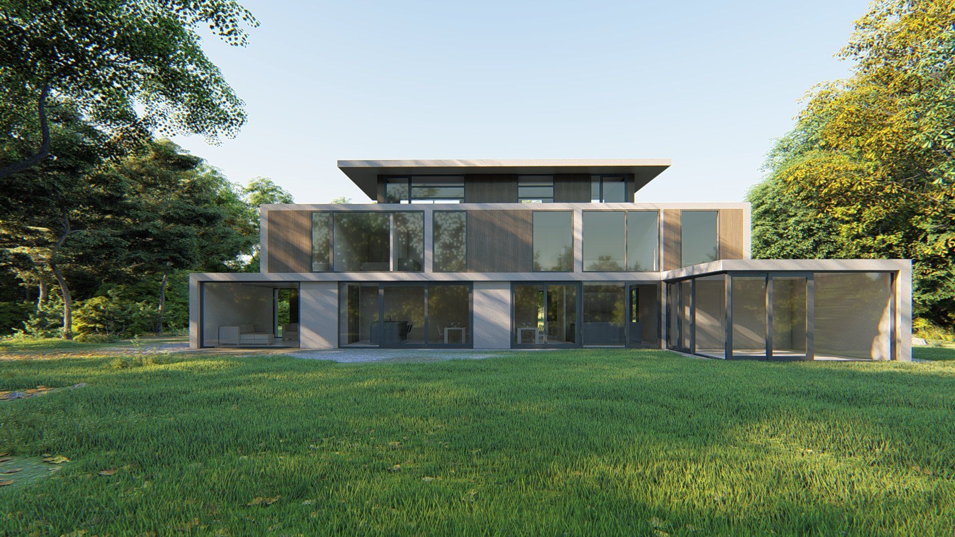 Ontwerp, Duurzame woning, De architecten van Nu, modern, Huizenhoog, houtbouw, CLT, HSB