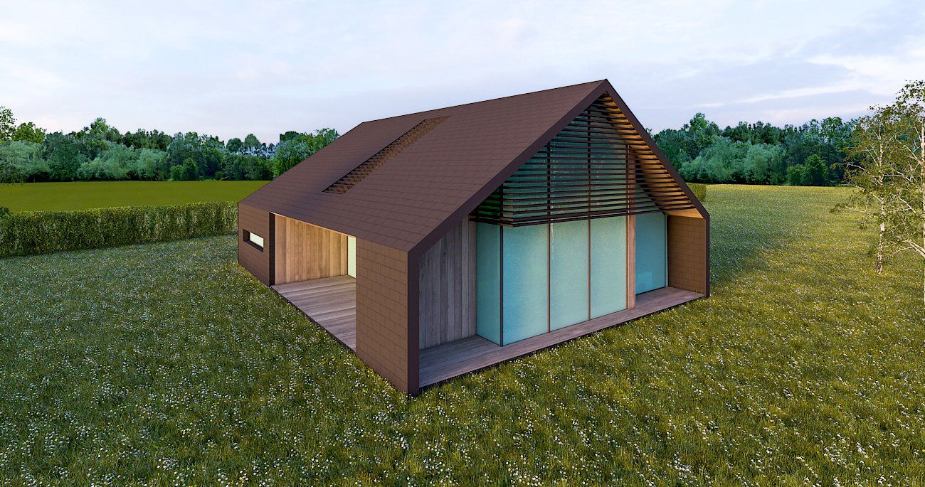 Ontwerp, Duurzame woning, De architecten van Nu, houtbouw, Huizenhoog, Schuurwoning