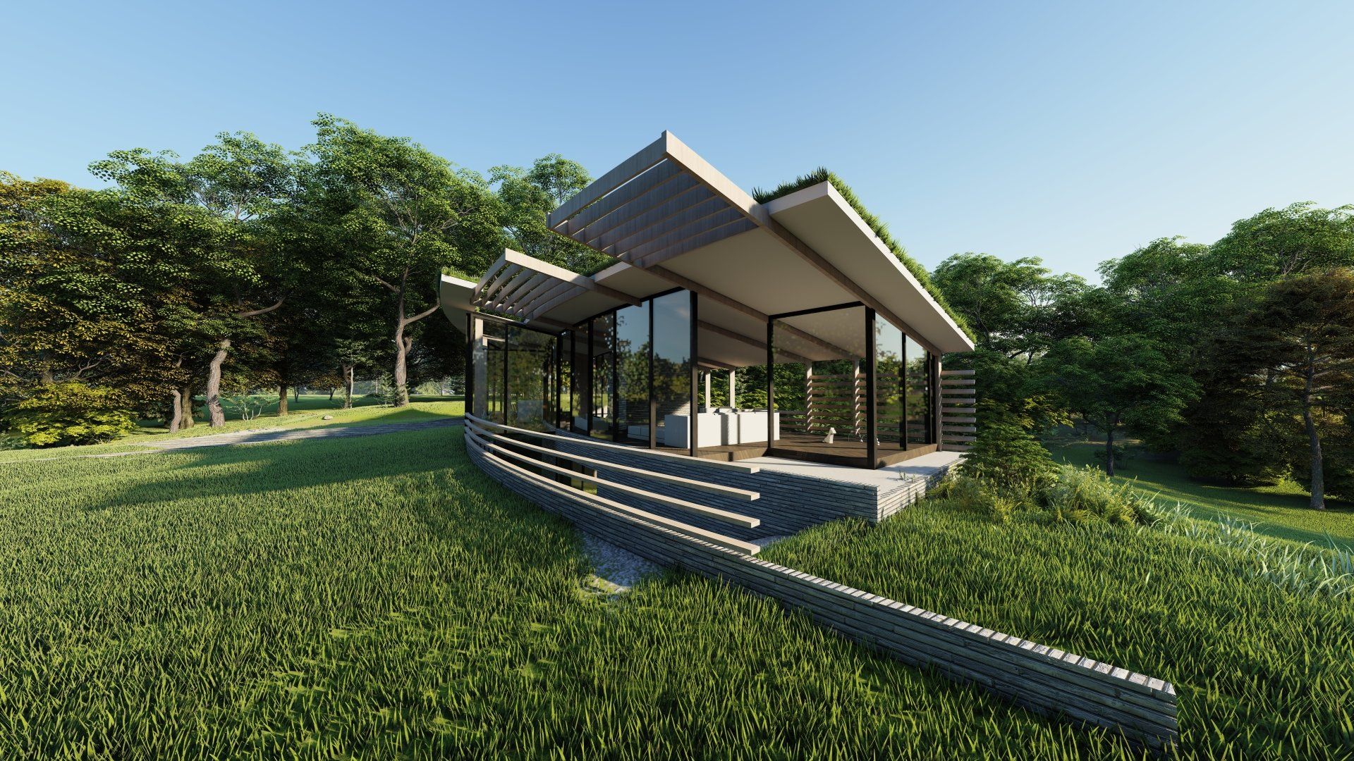 Ontwerp,duurzaam, gras woning, almere, De architecten van Nu, Huizenhoog, houtbouw, HSB, CLT