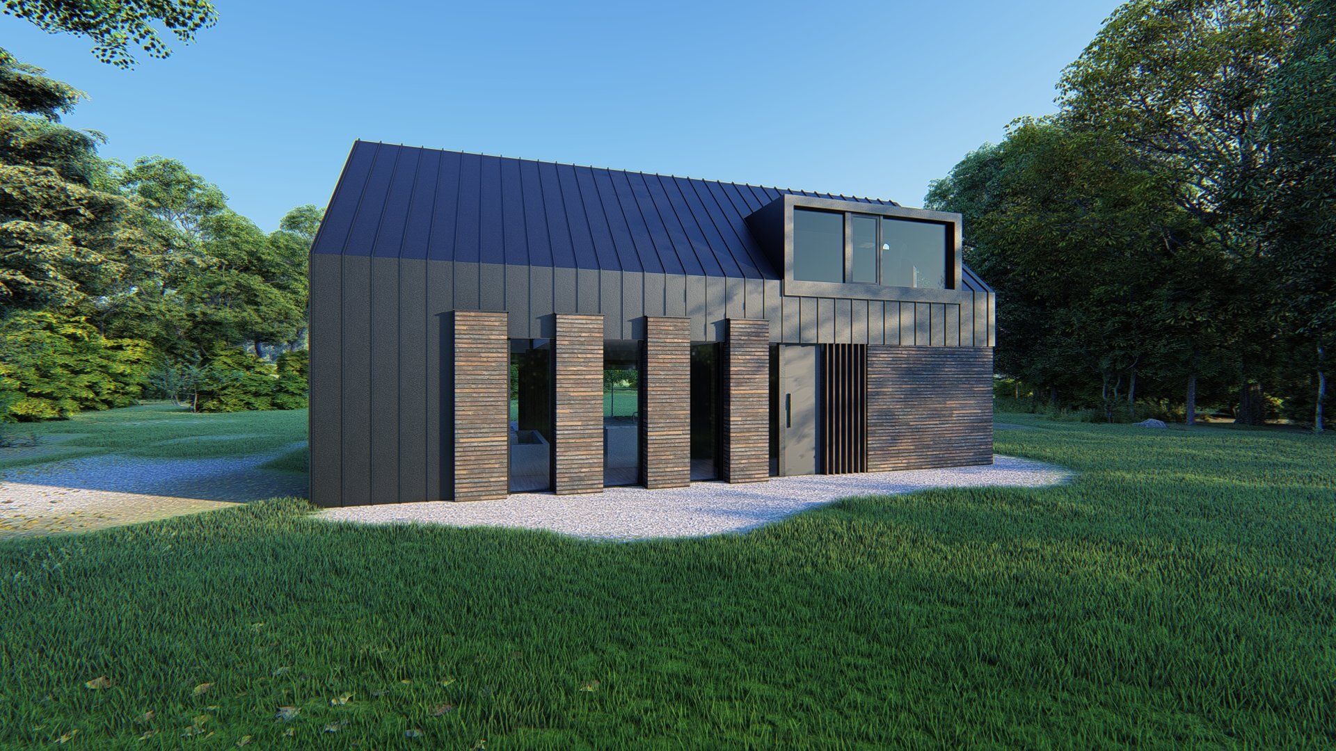 Ontwerp, Duurzame woning, De architecten van Nu, houtbouw, Huizenhoog, Schuurwoning