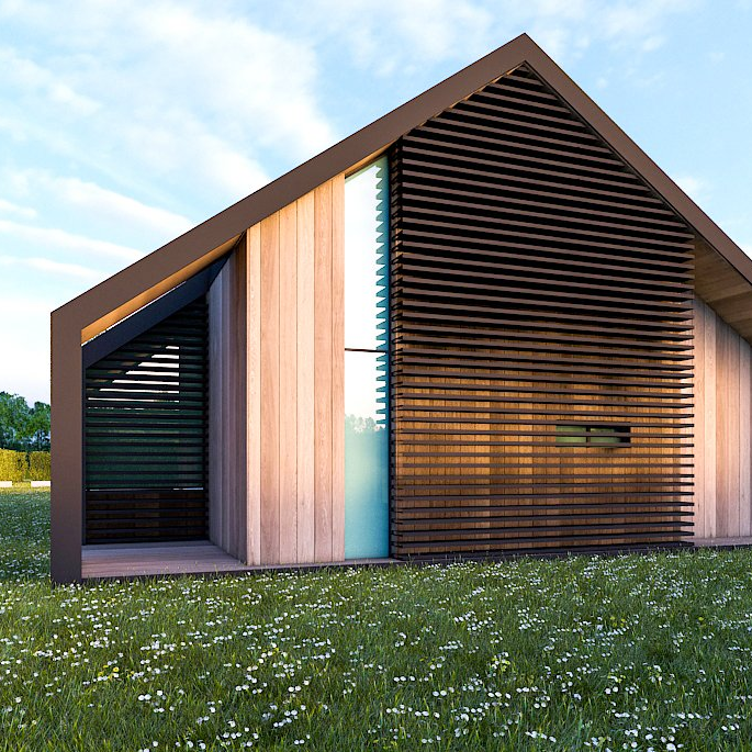 Ontwerp, Duurzame woning, De architecten van Nu, houtbouw, Huizenhoog, Schuurwoning