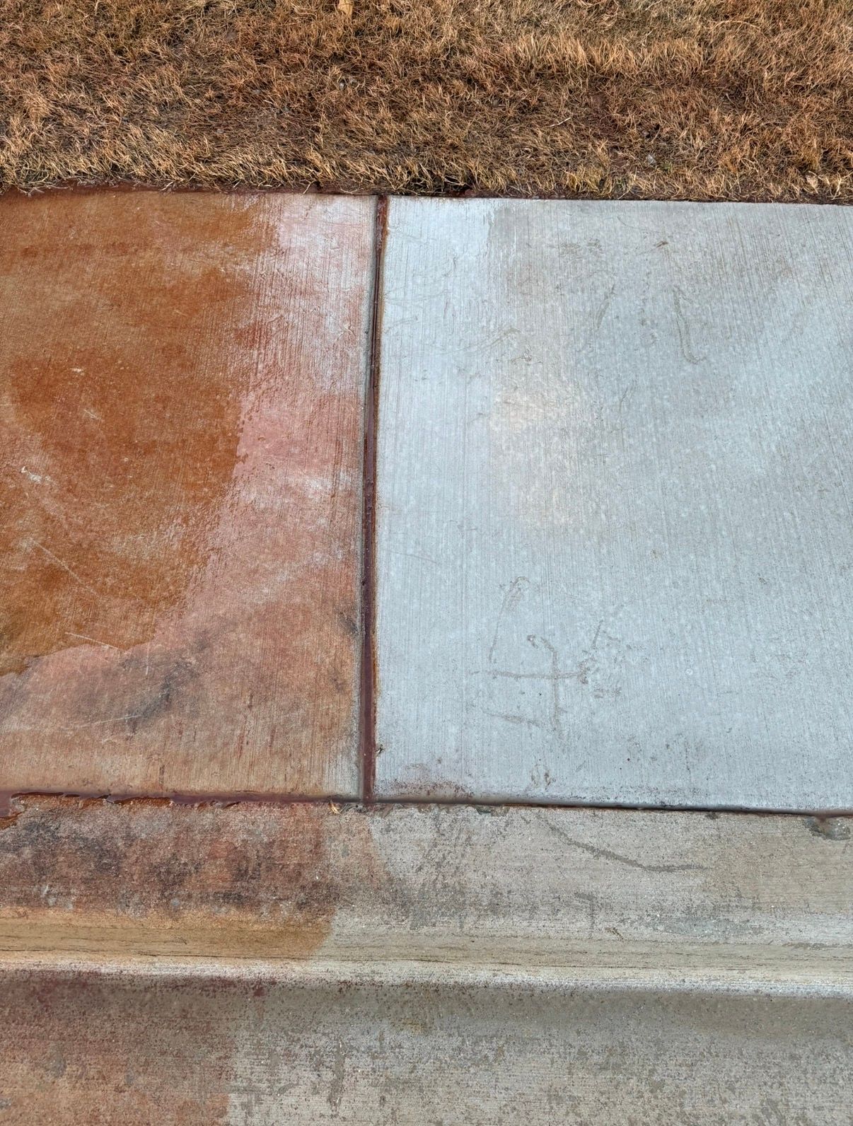 VLUX Red Clay Before and After