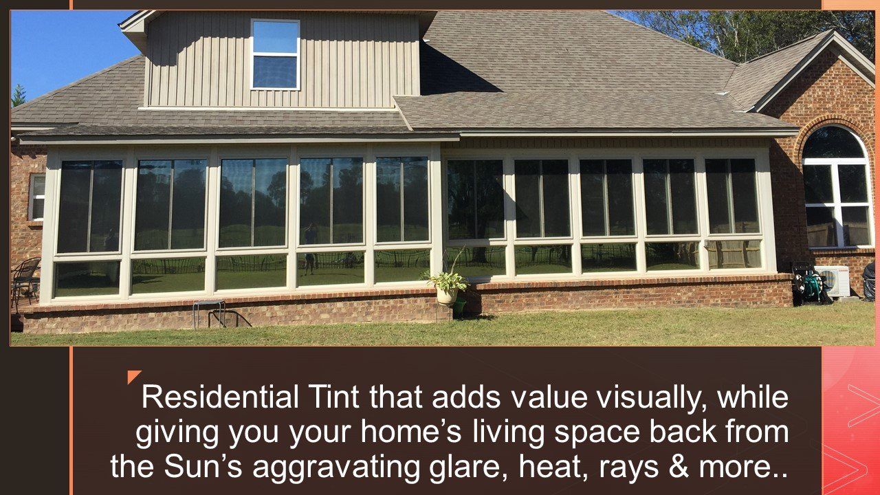 Professional Sunroom Tint Services — Tinted Glass 85 in Montgomery, AL