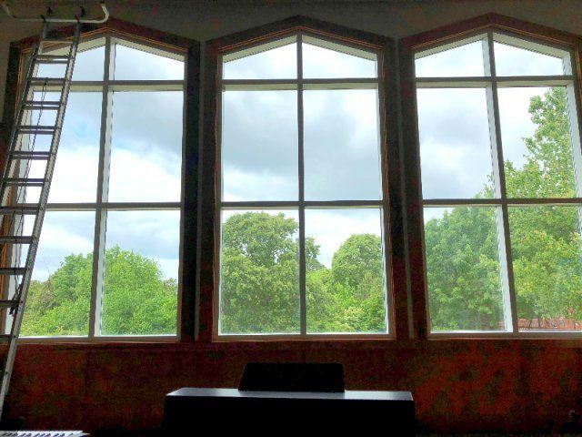 Home window tint treatment service in Wetumpka — Big Windows Without bright hot UV-glare after SPF Tint in wetumpka AL