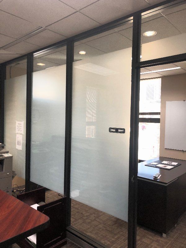Business Tinting Montgomery — Frosted Interior Office Window Glass in Montgomery, AL