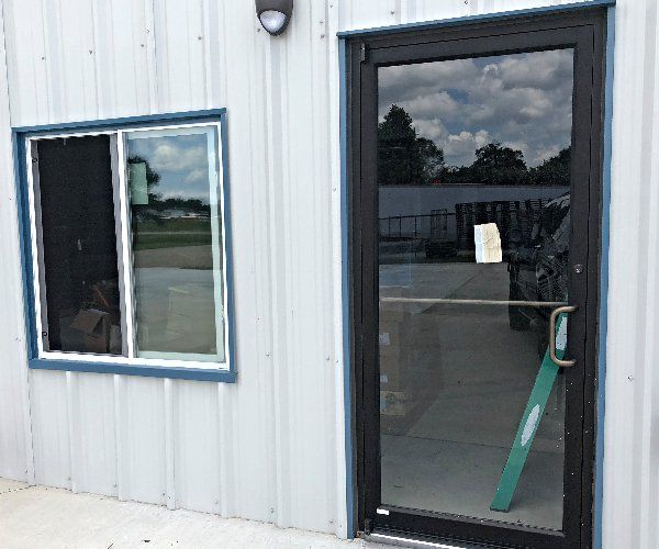 Residential Tint Boylston — Office Tinted Door in Montgomery, AL