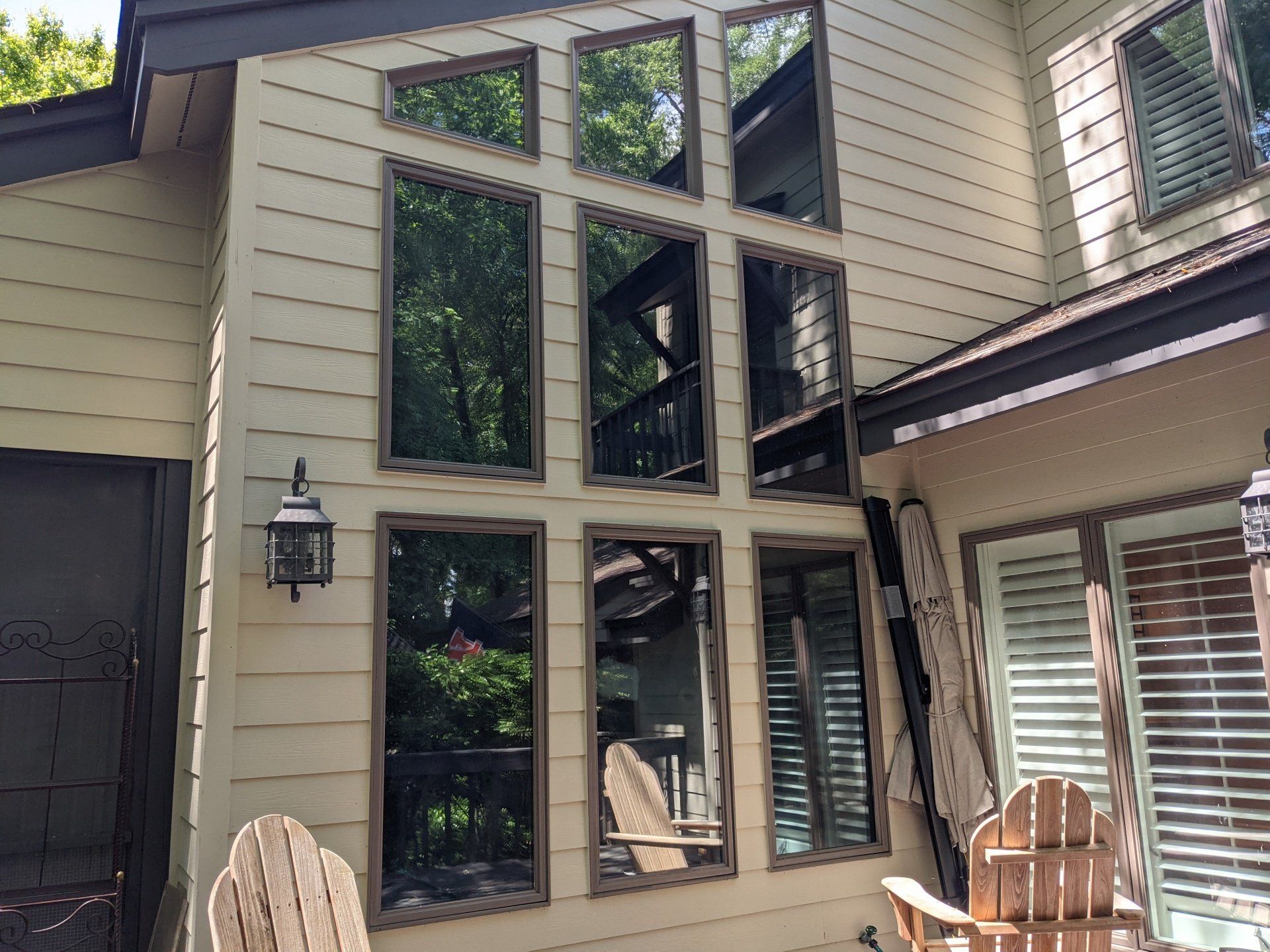 SPF Performance Residential Window Tint installed blocking heat from this home in Alex City, AL