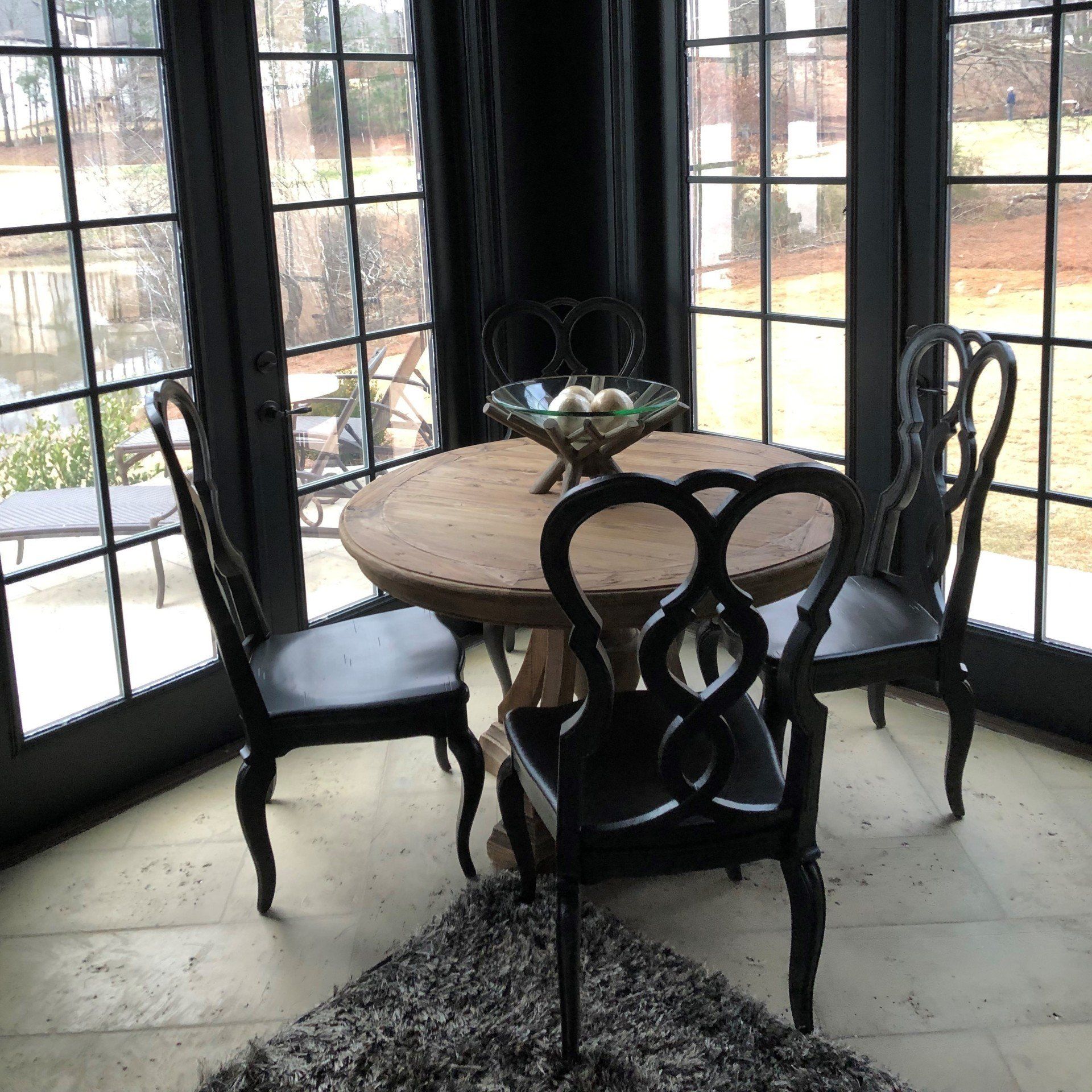 home tinting in Auburn AL - Home dining room windows now allow less than one degree temperature transfer after SPF Tint in Auburn AL