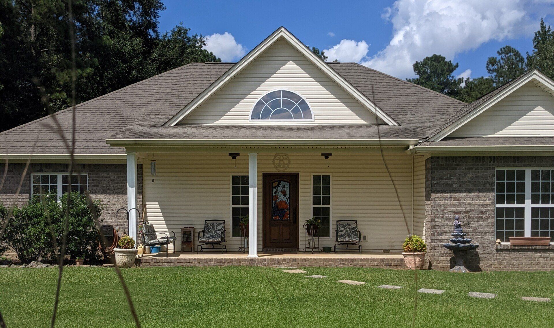 Residential home tint - Maximum Heat Gain was blocked leaving an even temperature inside this home in Wetumpka, AL