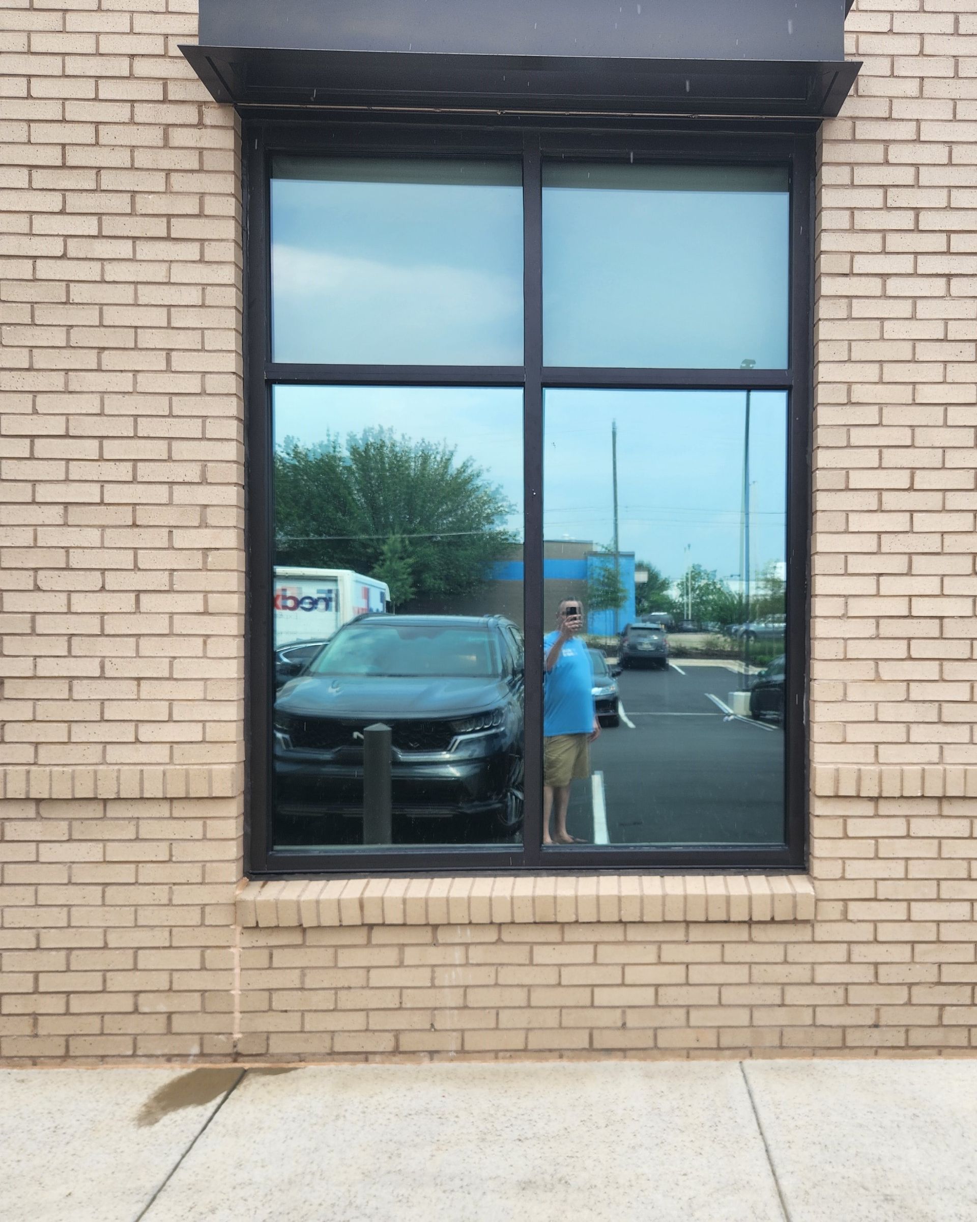 commercial tinting - SPF commercial window tint blocks maximum heat at Chick-fil-a restaurant in Montgomery AL