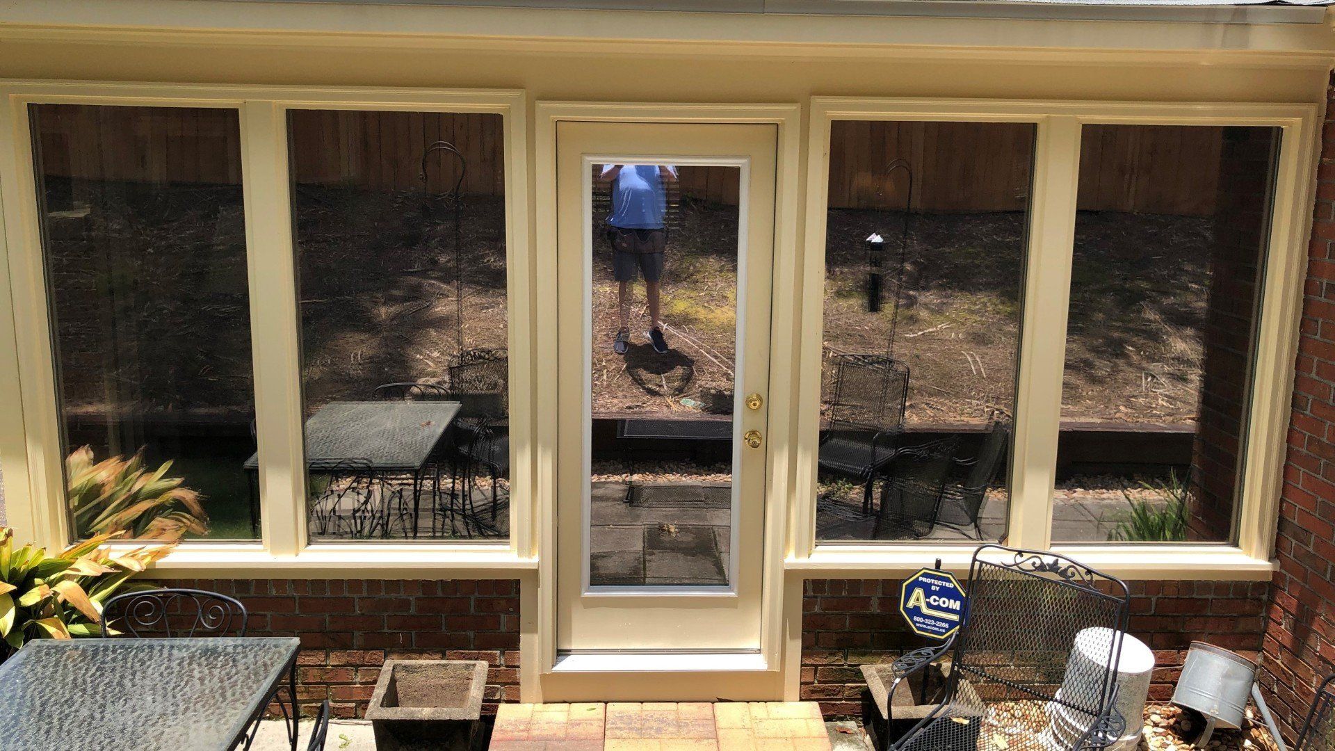 Home window tint installation service - This Sunroom became livable after SPF Lt Rose' Home Tint ends heat gain issues along with UV Harm.
