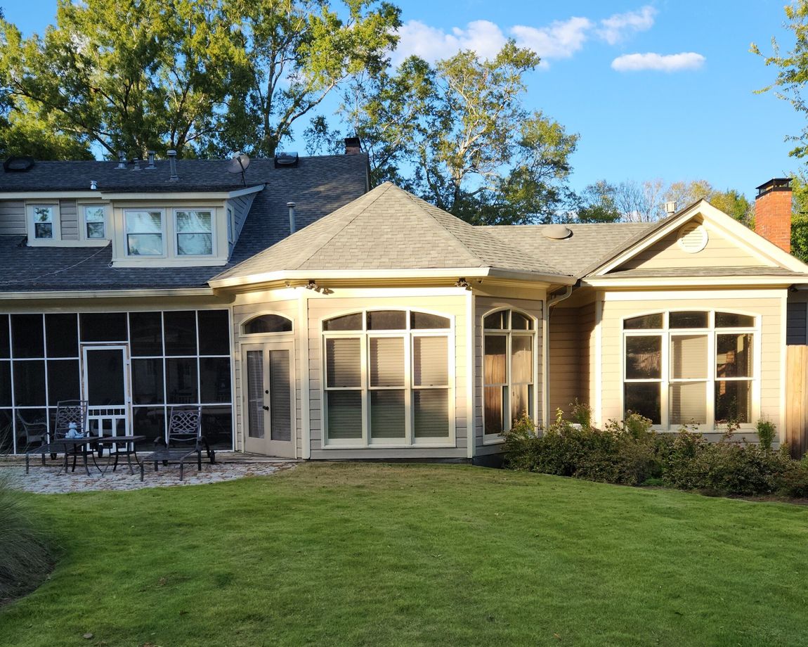 residential window renewal service -  record setting 74% Solar Heat blocked, without darkening the home interior. SPF Approved UV Sun damage also blocked from this home in Alabama.