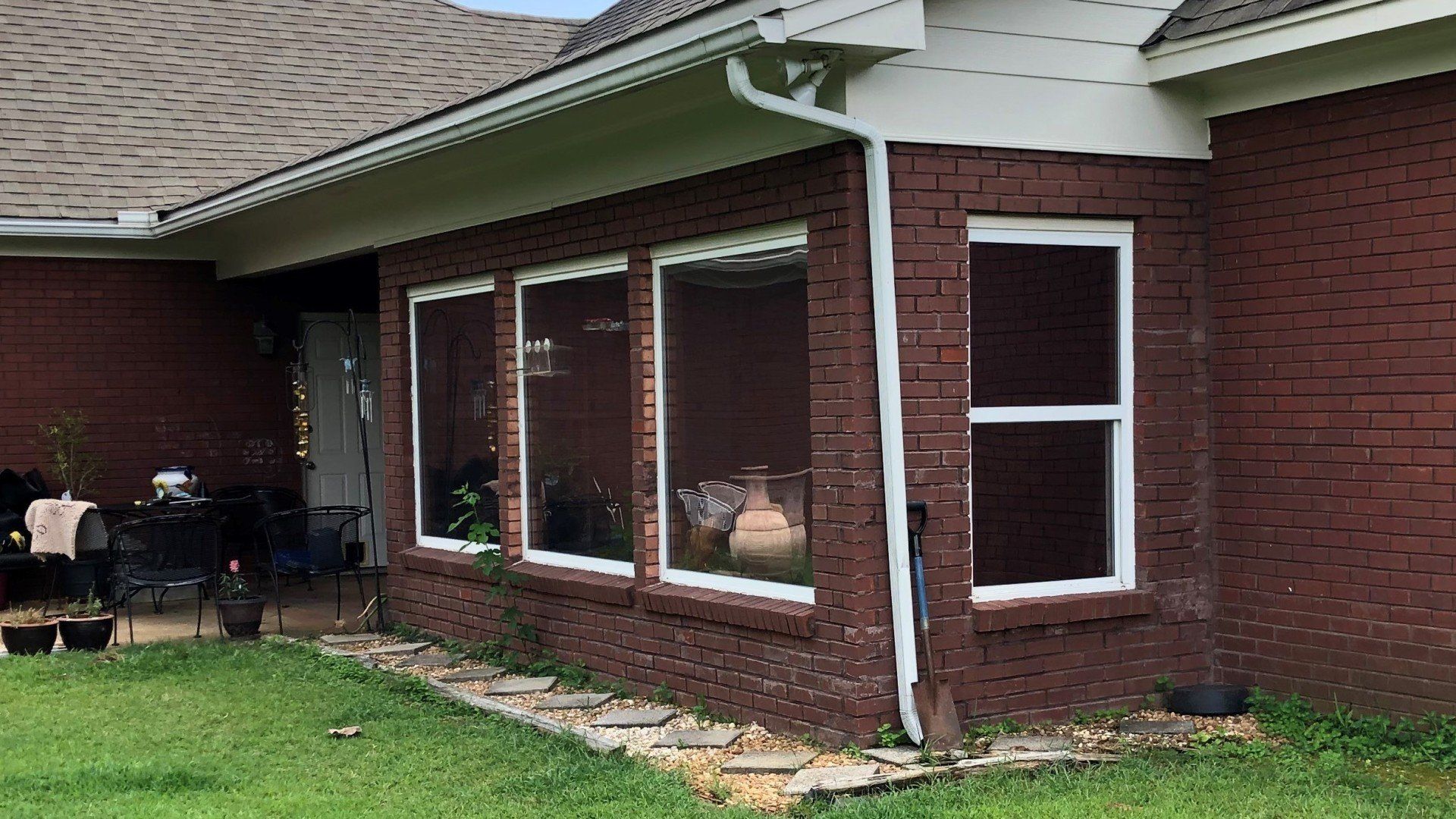 After professional home tinting service on 7.16.2019 - Residential window Tint installed to sun room in Montgomery, Alabama