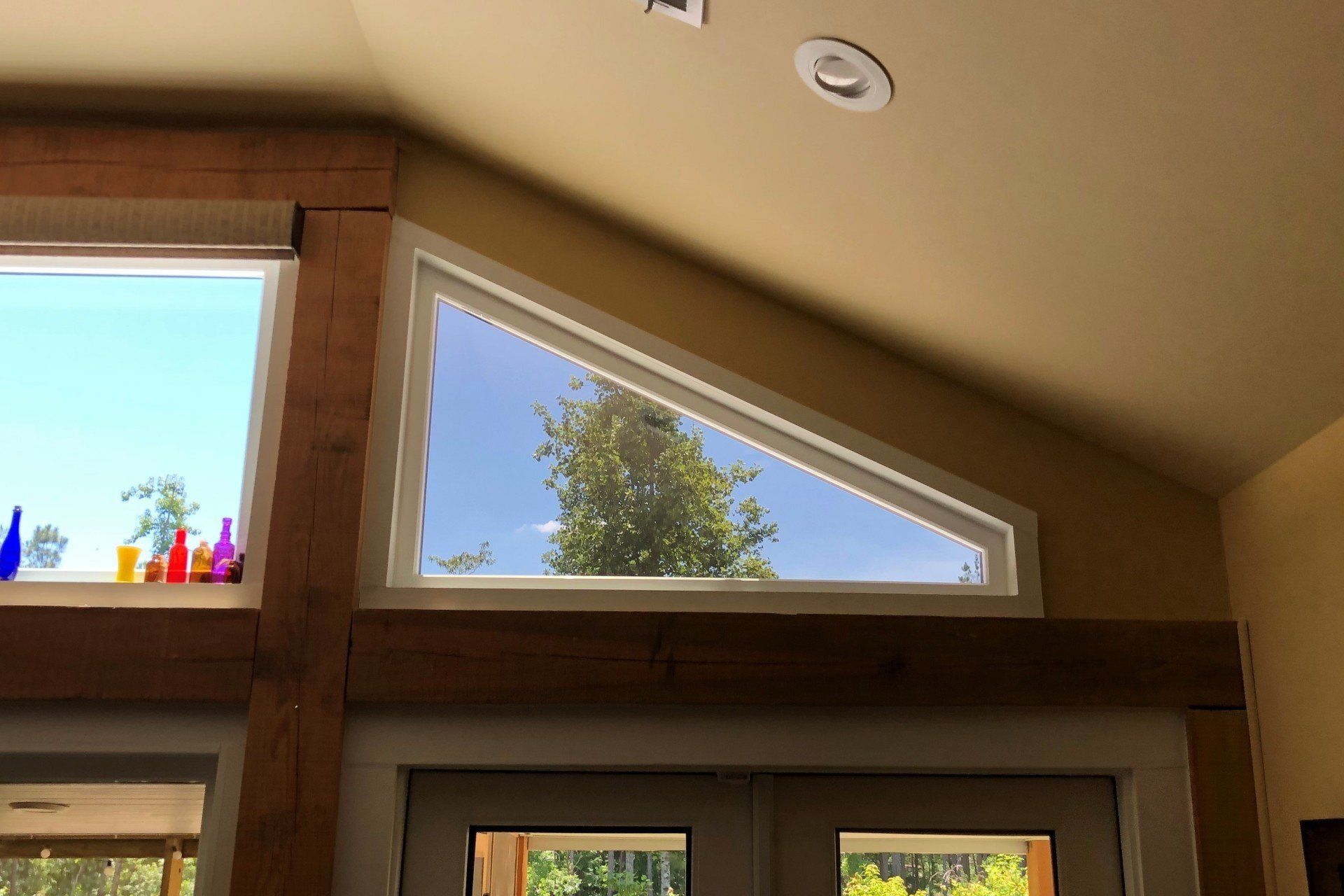 Professional Architectural home tint installation on 6.14.2019 - Bright Sun Glare Reduced after residential tint installed in Kellyton, AL