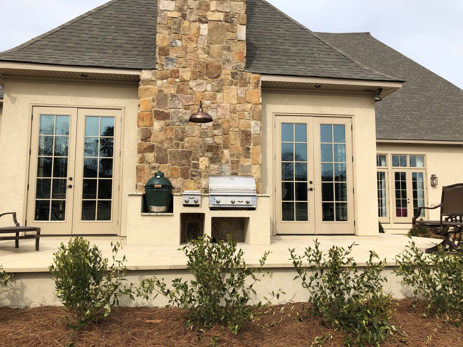 Before home windows were upgraded with Solar Protective Films on 2.2.2019 - Residential tint installation in Auburn, AL