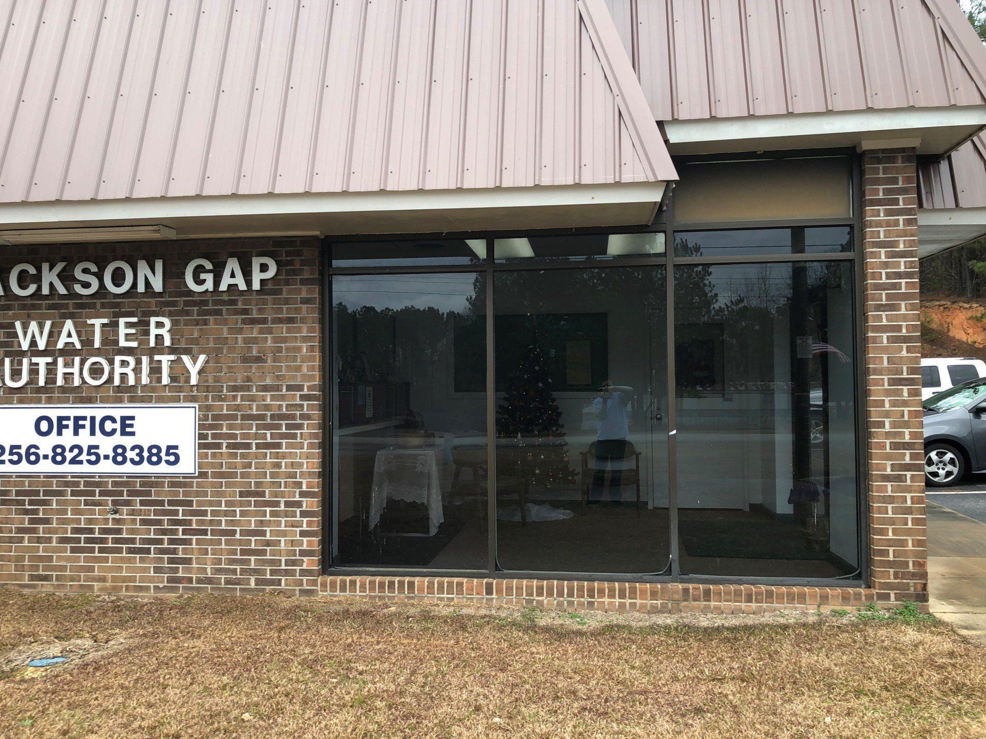 Commercial tinting in Birmingham AL to Upper Central AL - SPF Preferred Tint was installed at the Jacksons Gap Water Authority in Upper Central AL
